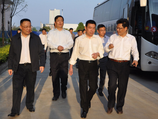 Hubei Xianning City leaders visited kinghonor to guide the work